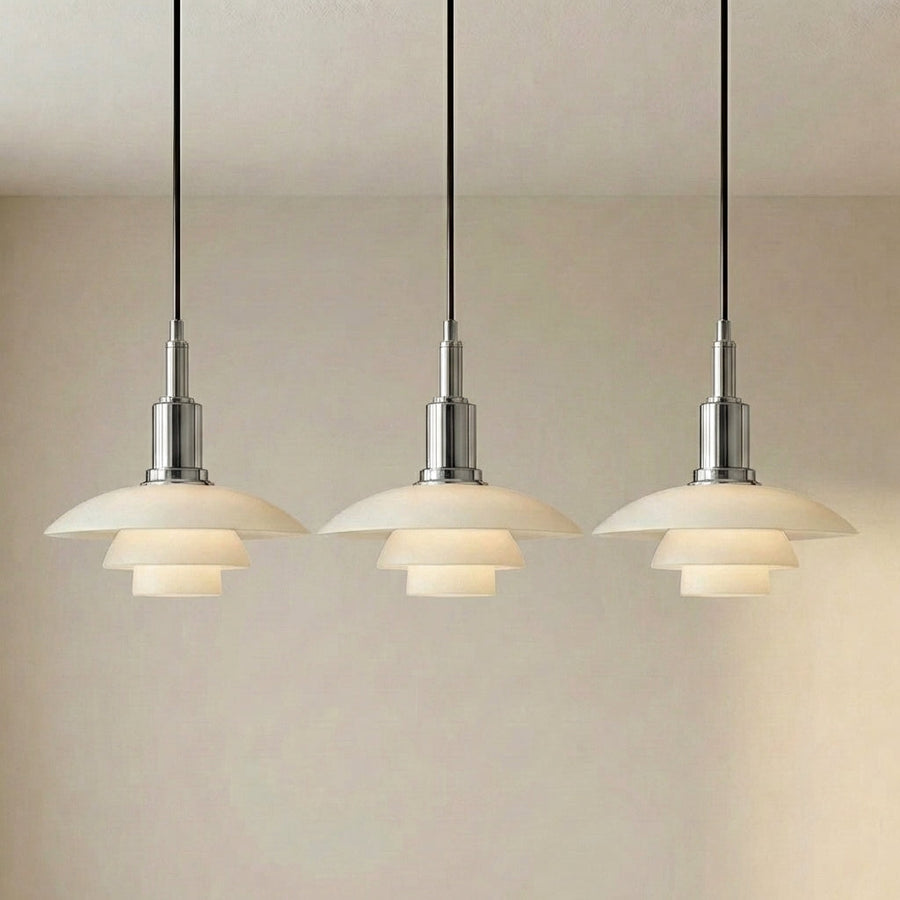 2/3 Head Danish Designer Pendant Light