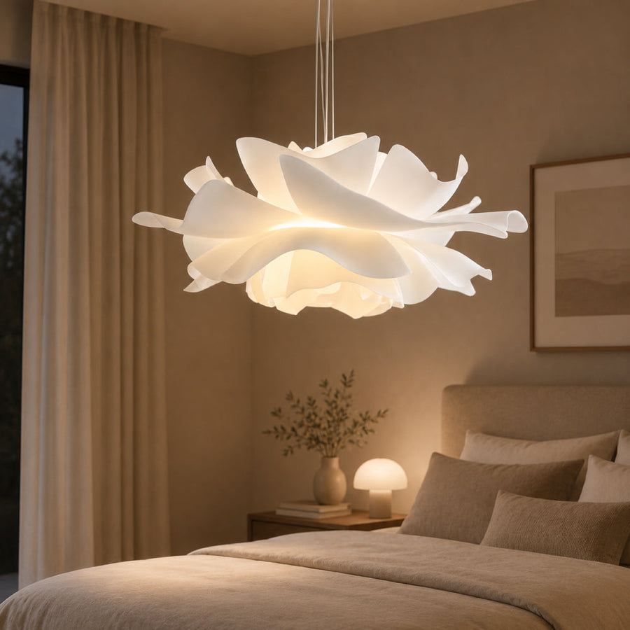 Flower Pendant Light – Lotus-Inspired Acrylic Design for Dining Room and Bedroom