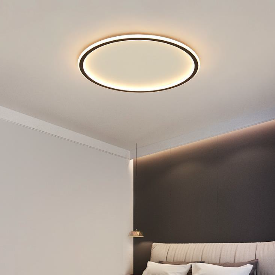 Elegant Aluminum Ceiling Light – Round Minimalist Design
