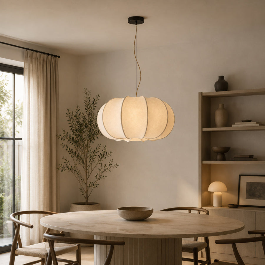 Japandi Pendant Light – Organic Wabi-Sabi Design