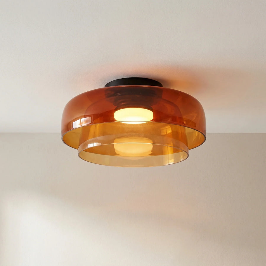 Layered Glass Ceiling Light