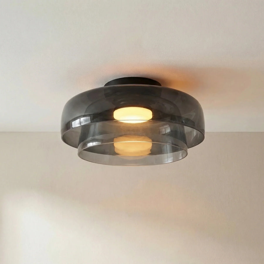 Layered Glass Ceiling Light