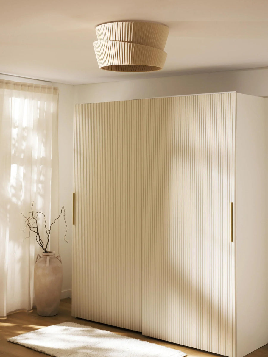 Modern Pleated Fabric Ceiling Light