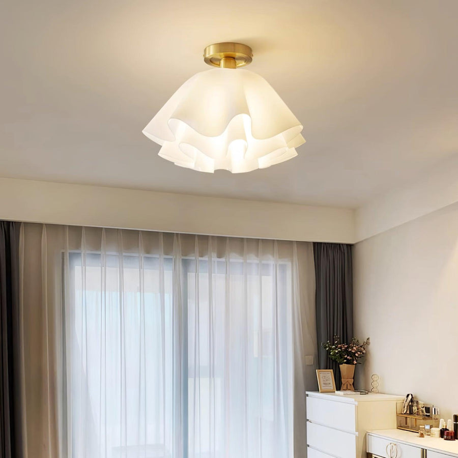 Modern Metal Ceiling Light – Warm Lighting for Living Room and Bedroom