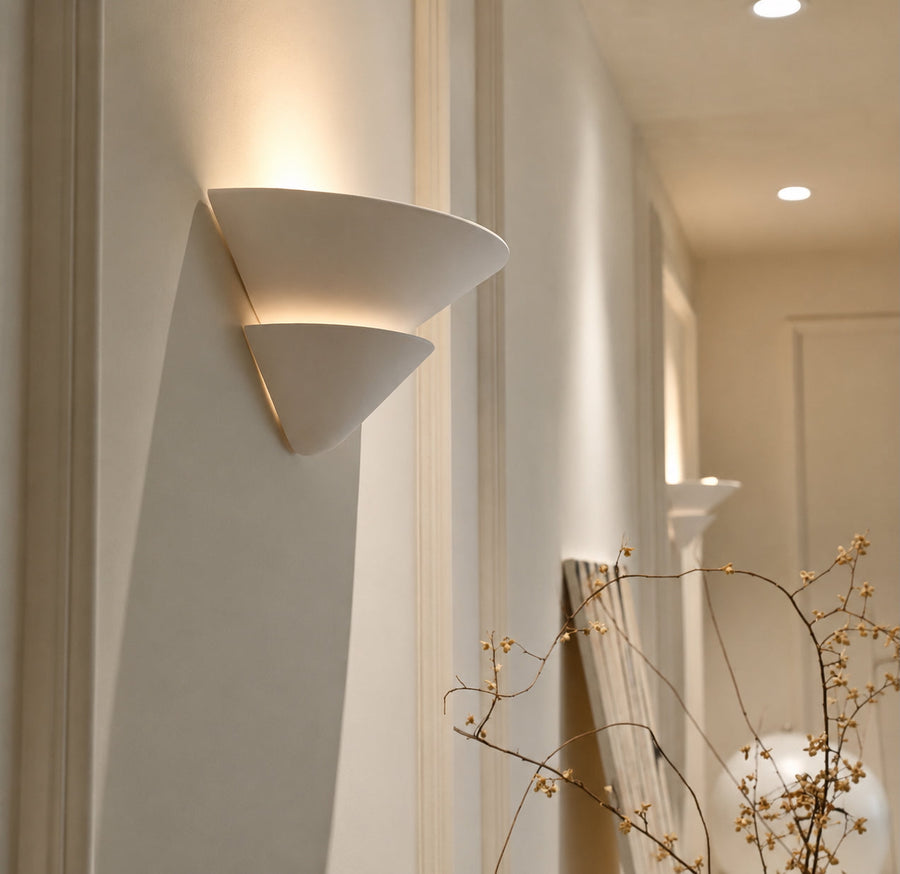 Modern Plaster Wall Light – Elegant Light Design