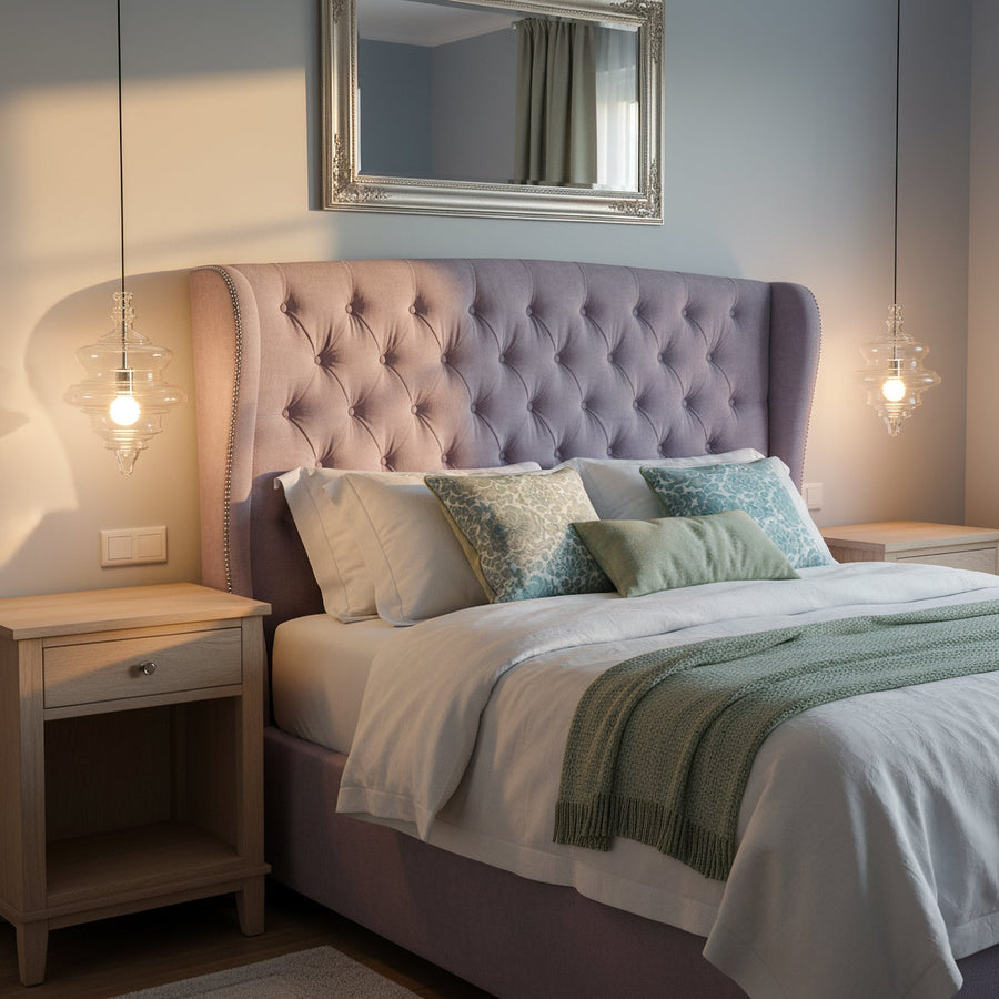 Metal and Glass Pendant Light – Elegant Design in Multiple Sizes