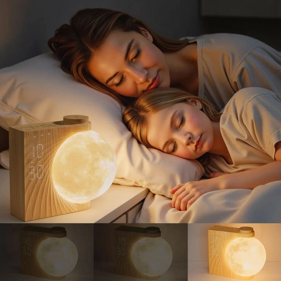 Sunrise Alarm Clock with Light – Soothing Sleep Sounds and Digital Display