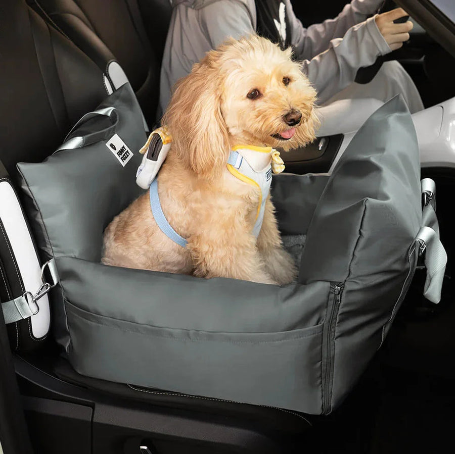 Waterproof Oxford Fabric Dog Bed – Safety Buckle and Non-Slip Base