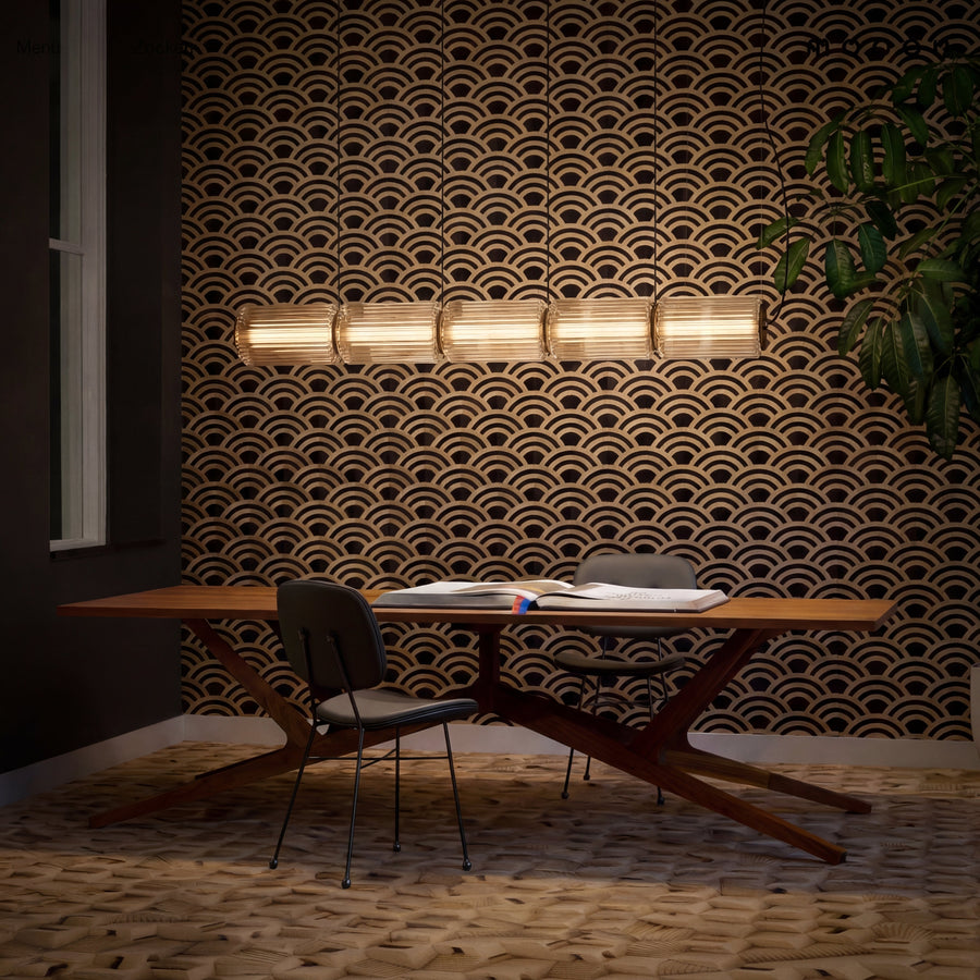 Cylinder Glass Pendant Lamp