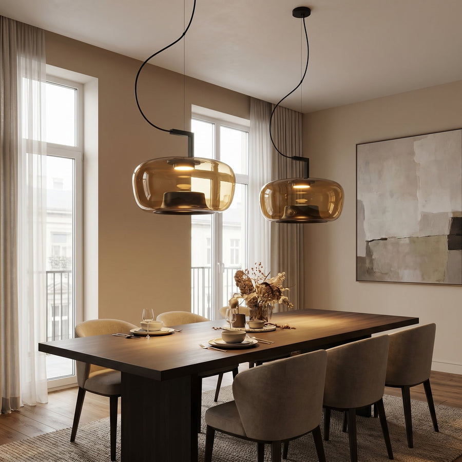 Jaura's Glass Pendant Light