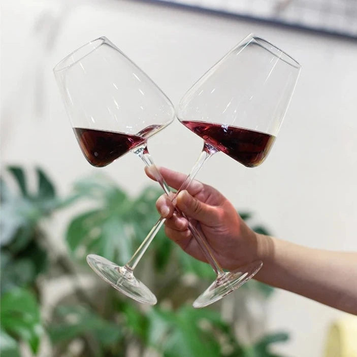 Crystal Glass Set – Lead-Free Crystal for Wine and Champagne