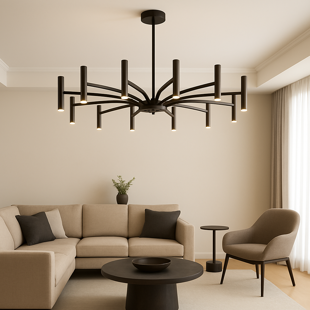 12 Heads Contemporary Chandelier