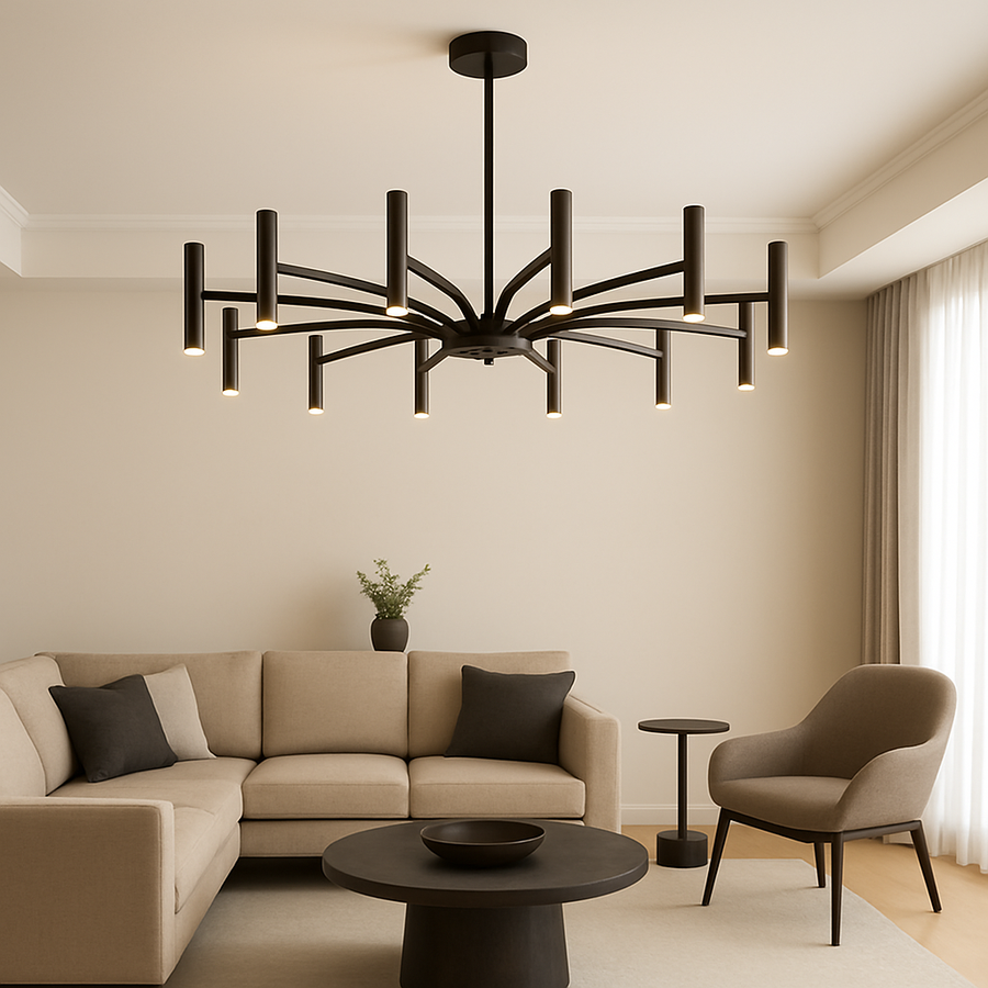 12 Heads Contemporary Chandelier