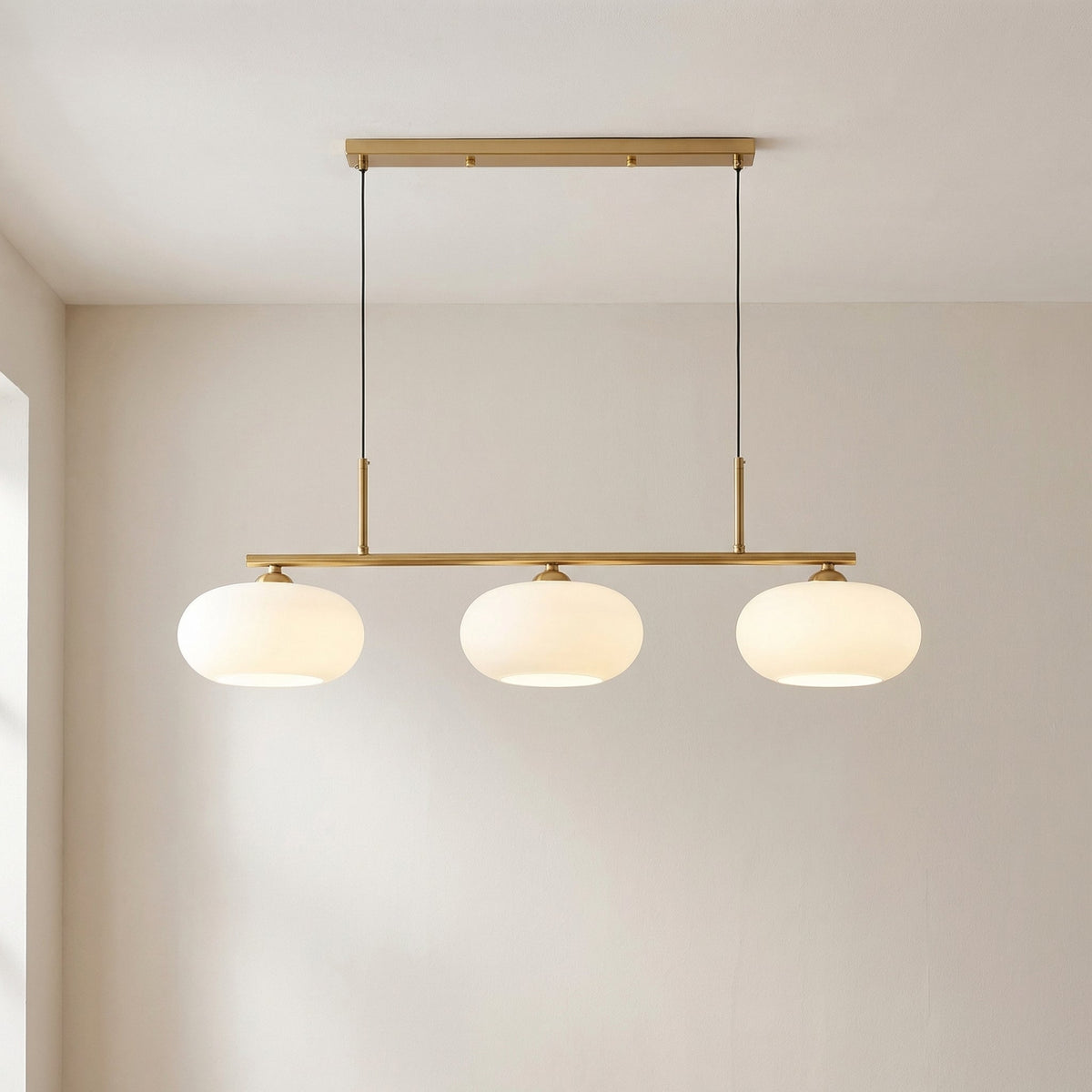 3-Heads Bauhaus Pendant Light