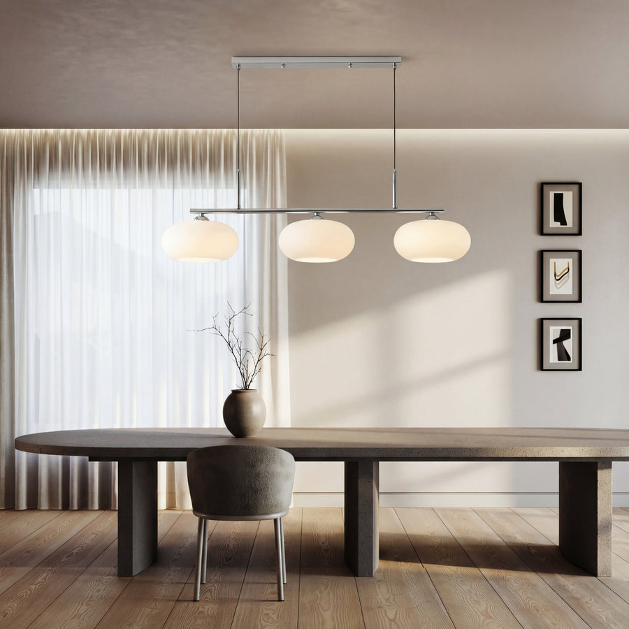 3-Heads Bauhaus Pendant Light