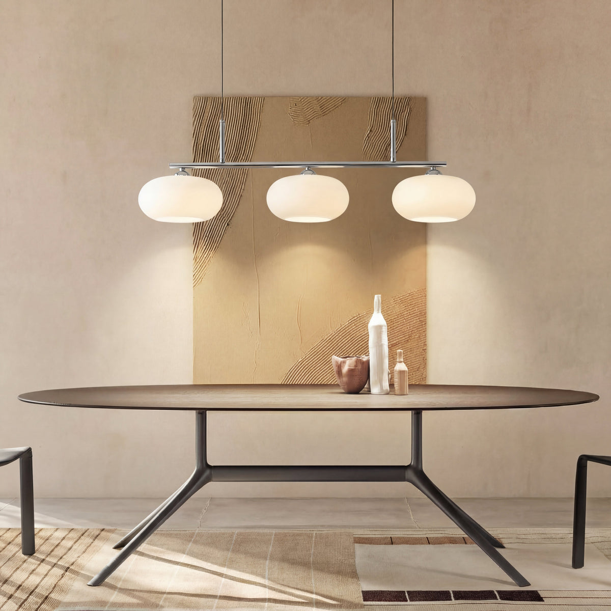 3-Heads Bauhaus Pendant Light