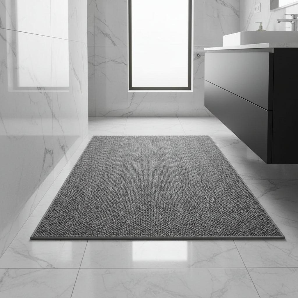Absorbent Indoor Door Mat – Quick-Drying Fabric with Geometric Pattern