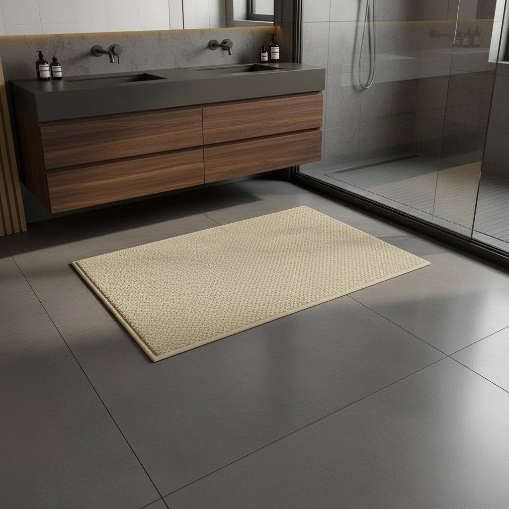 Absorbent Indoor Door Mat – Quick-Drying Fabric with Geometric Pattern