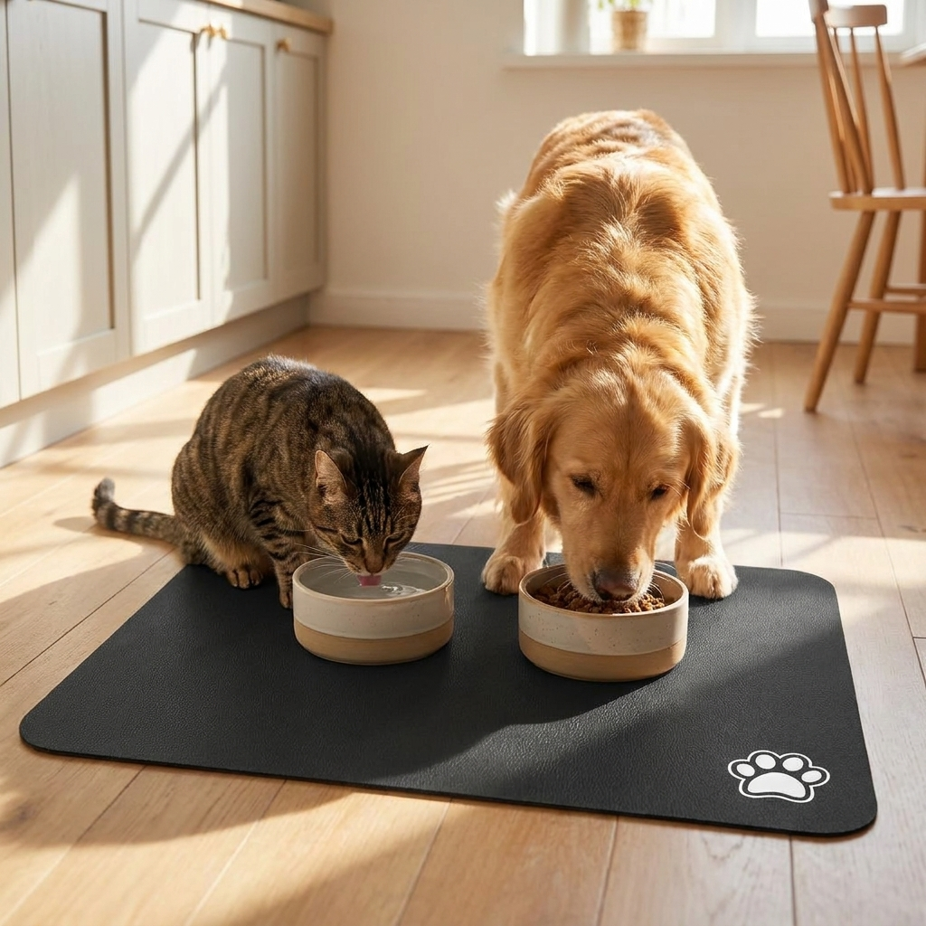 Absorbent Feeding Mat for Dogs and Cats