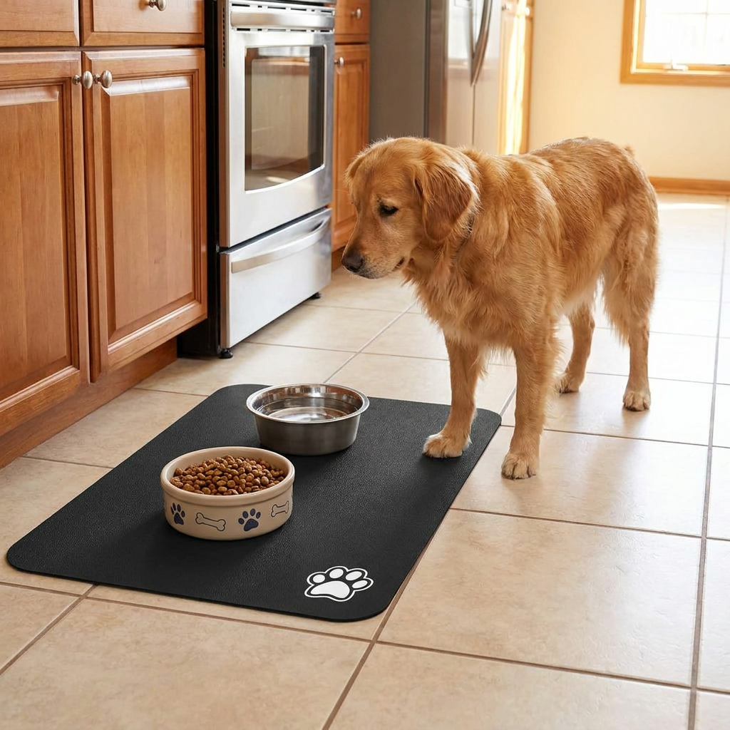 Absorbent Feeding Mat for Dogs and Cats