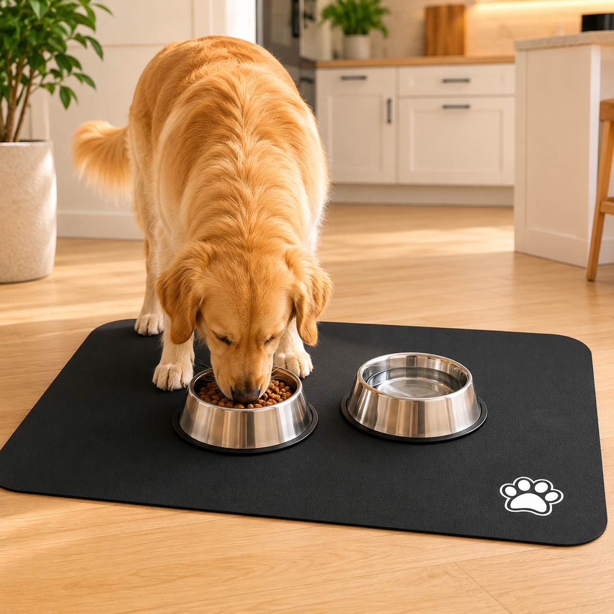 Absorbent Feeding Mat for Dogs and Cats