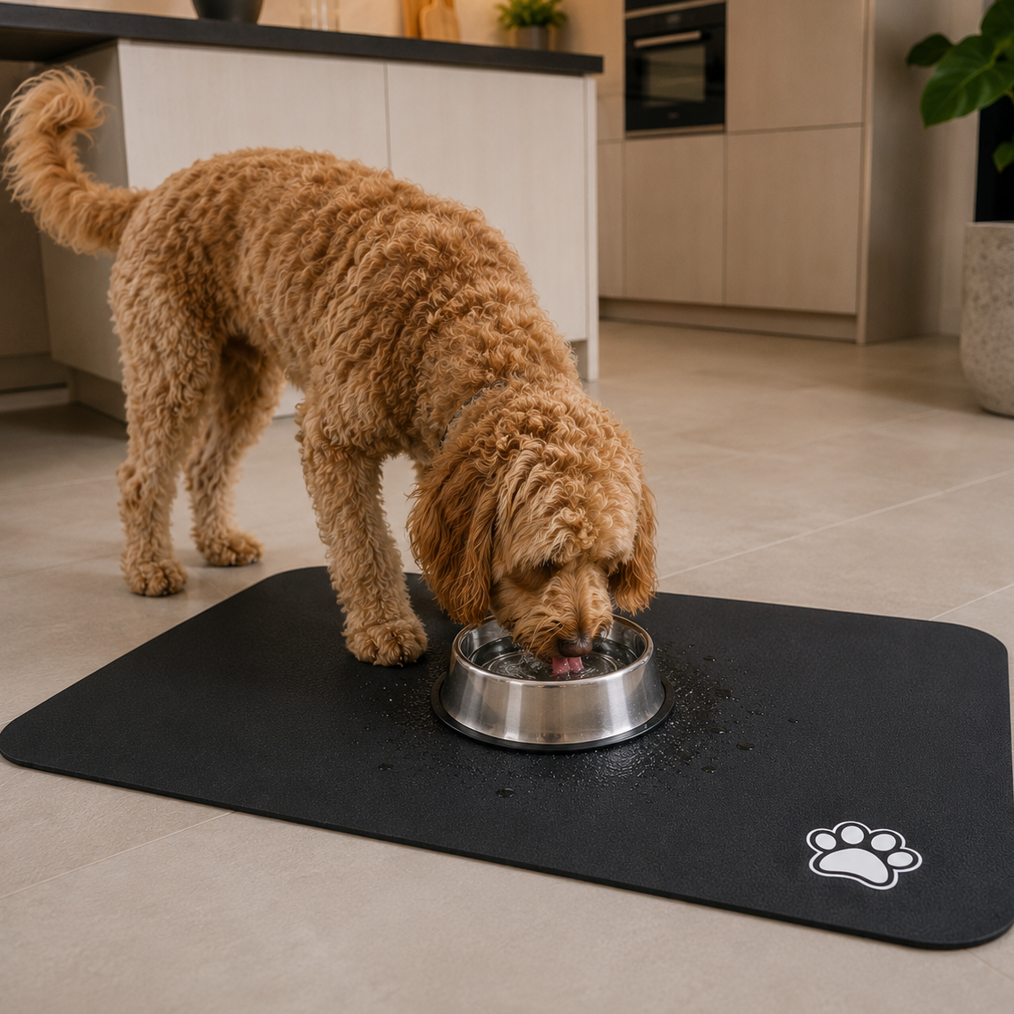 Absorbent Feeding Mat for Dogs and Cats