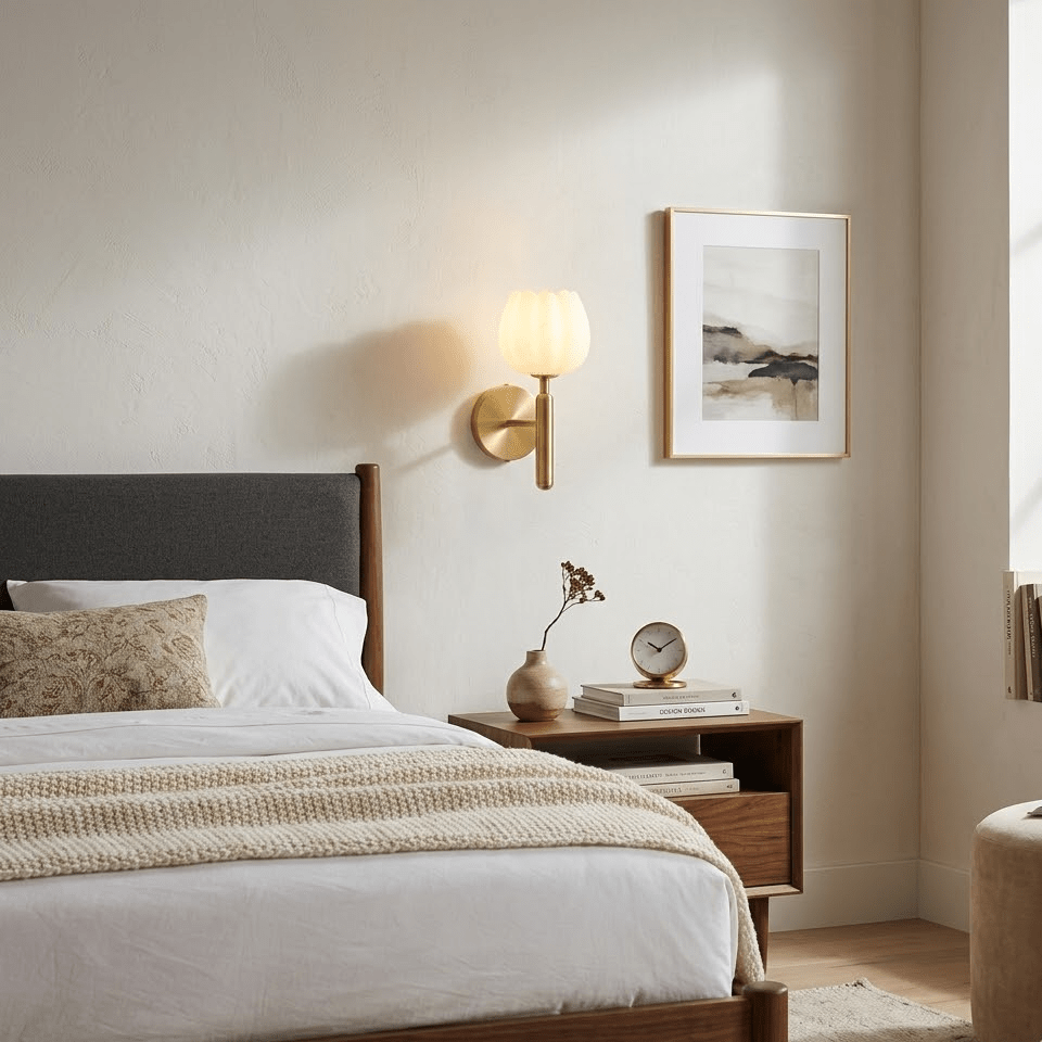 Alabaster Wall Light – Natural Stone with Soft Light for Elegant Lighting