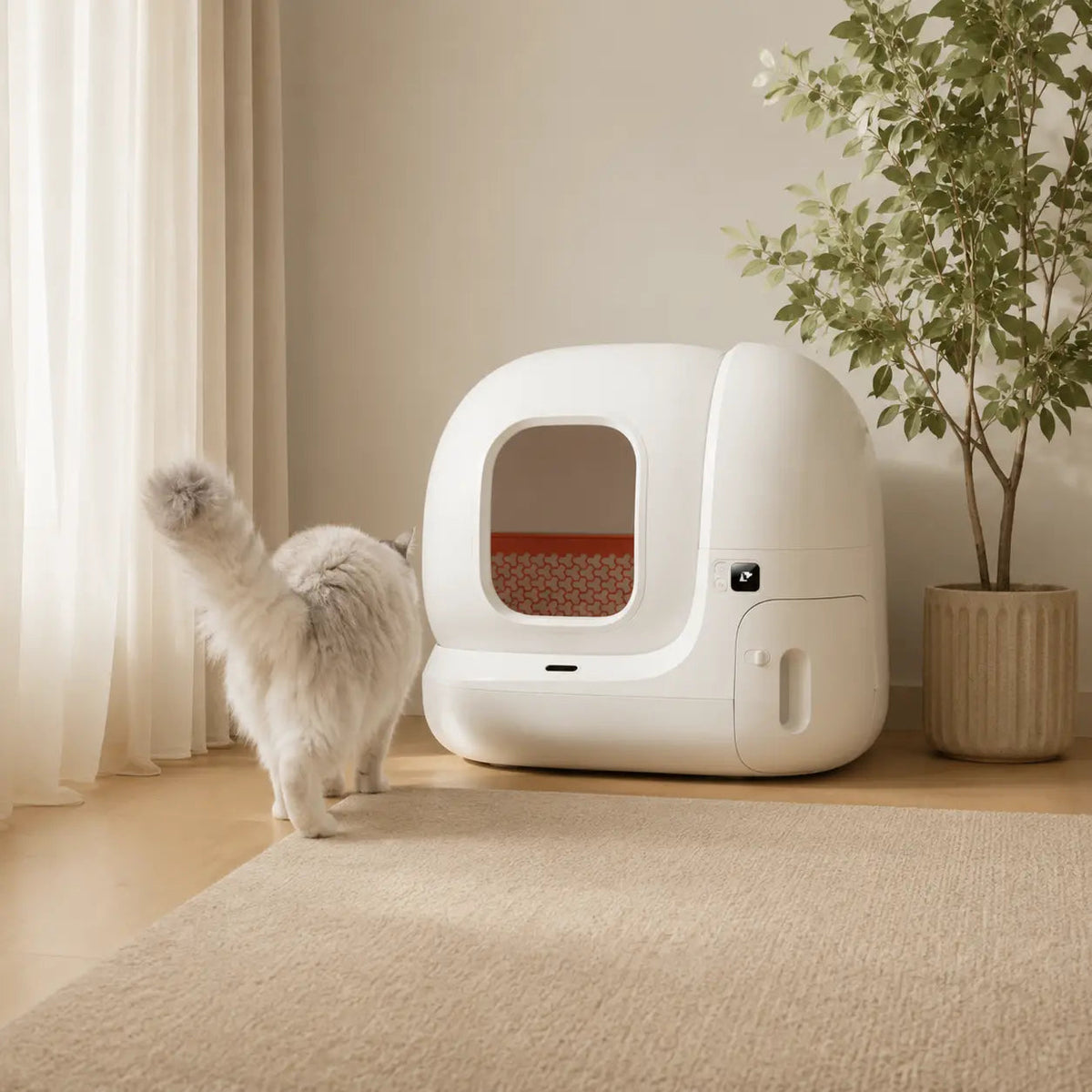 Automatic Covered Litter Box – Self-Cleaning, Large Capacity for Multiple Cats
