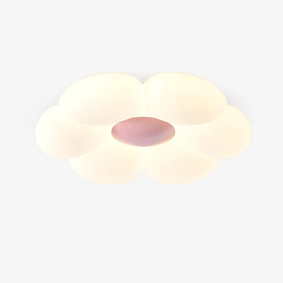 Six-Petal Flower Ceiling Light for Kids' Rooms