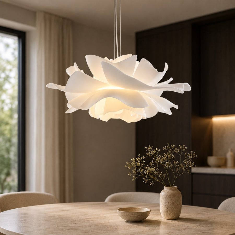 Flower Pendant Light – Lotus-Inspired Acrylic Design for Dining Room and Bedroom