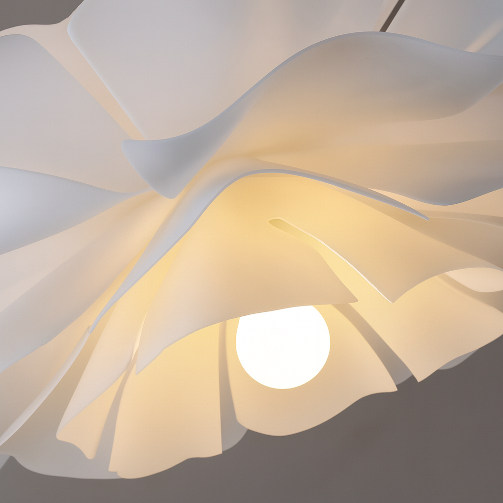 Flower Pendant Light – Lotus-Inspired Acrylic Design for Dining Room and Bedroom