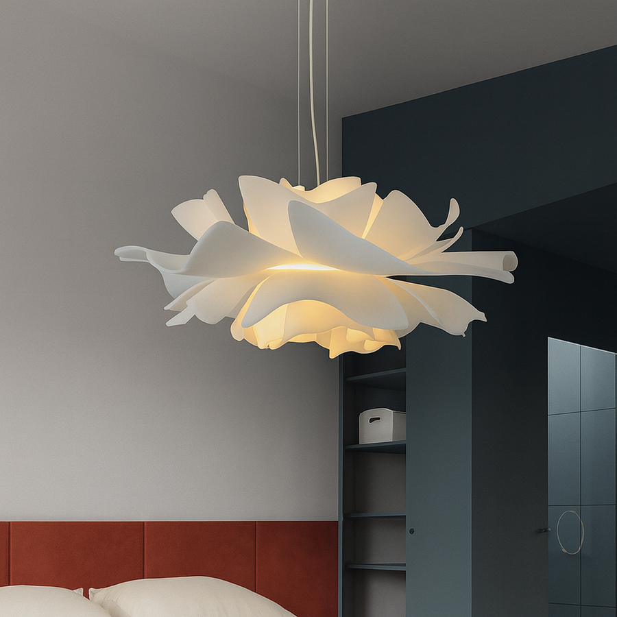 Flower Pendant Light – Lotus-Inspired Acrylic Design for Dining Room and Bedroom