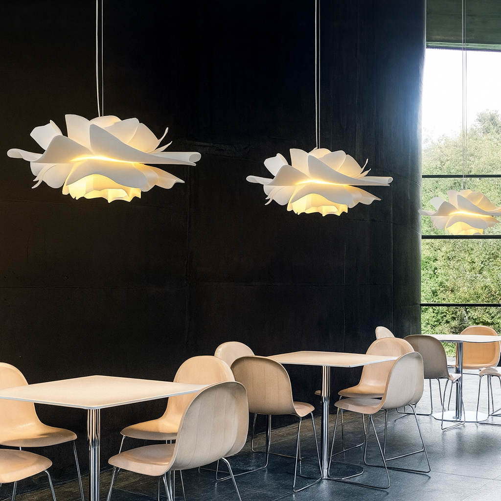 Flower Pendant Light – Lotus-Inspired Acrylic Design for Dining Room and Bedroom