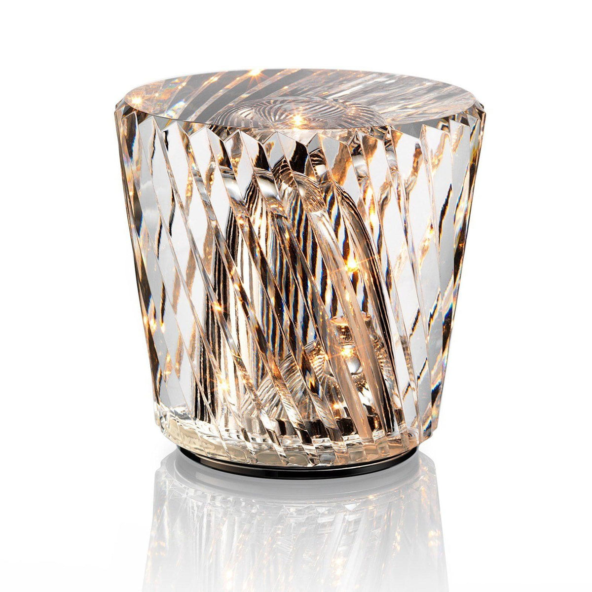 Cordless Table Lamp – Elegant Crystal Design with Built-in Battery