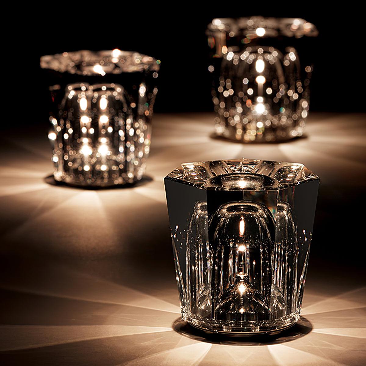 Cordless Table Lamp – Elegant Crystal Design with Built-in Battery