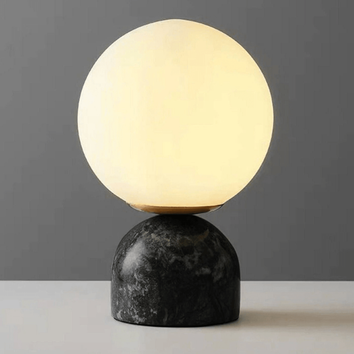 Marble Table Lamp – Timeless Design with Stable Base and Soft Light