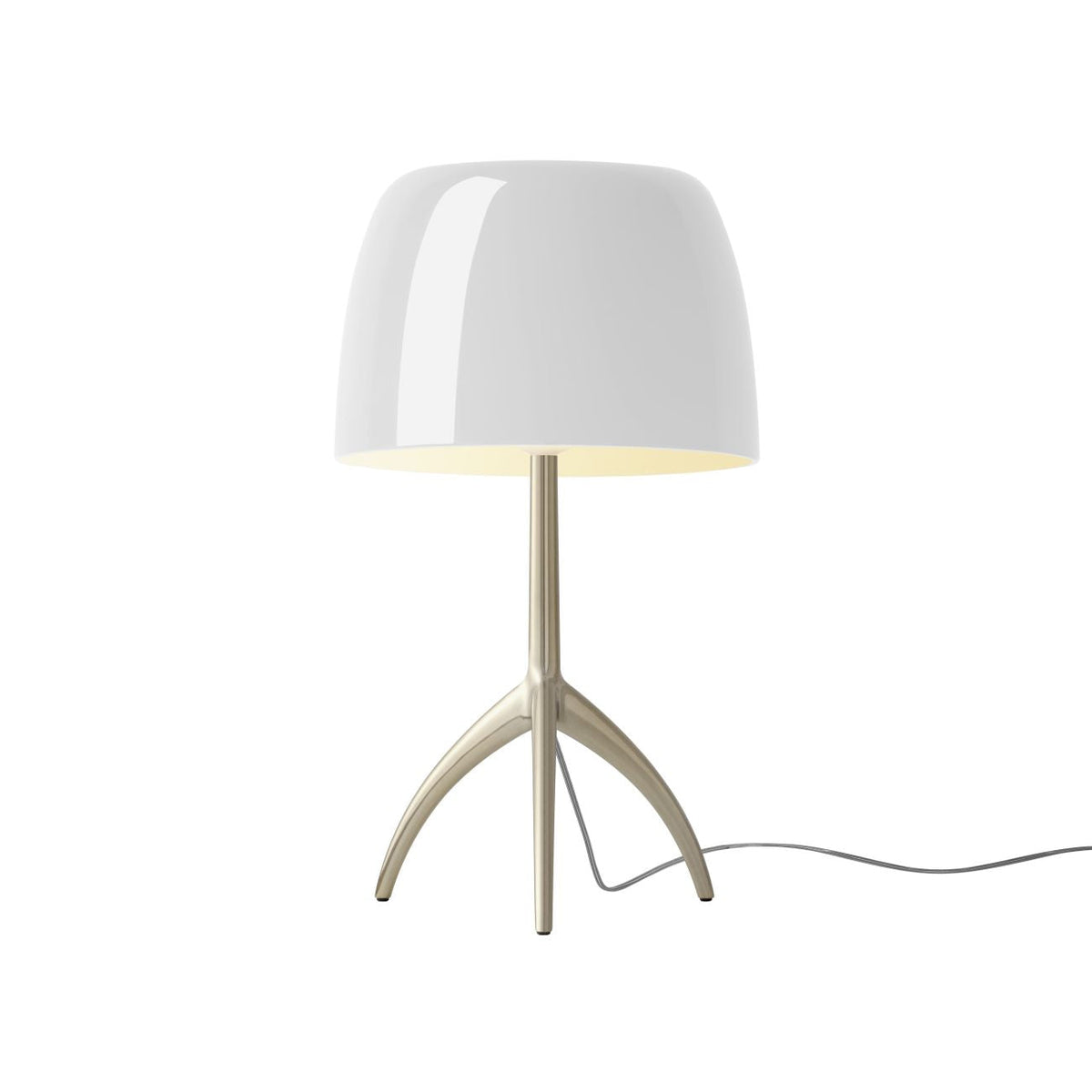 Dome Shade Table Lamp – Elegant Tripod Frame