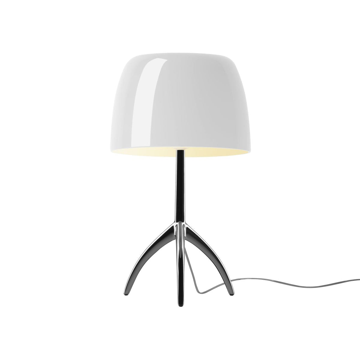 Dome Shade Table Lamp – Elegant Tripod Frame