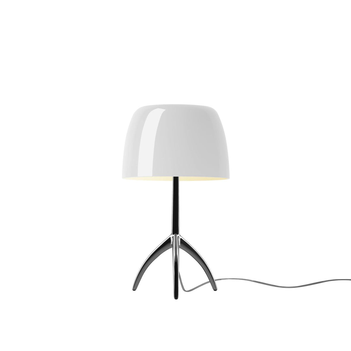 Dome Shade Table Lamp – Elegant Tripod Frame