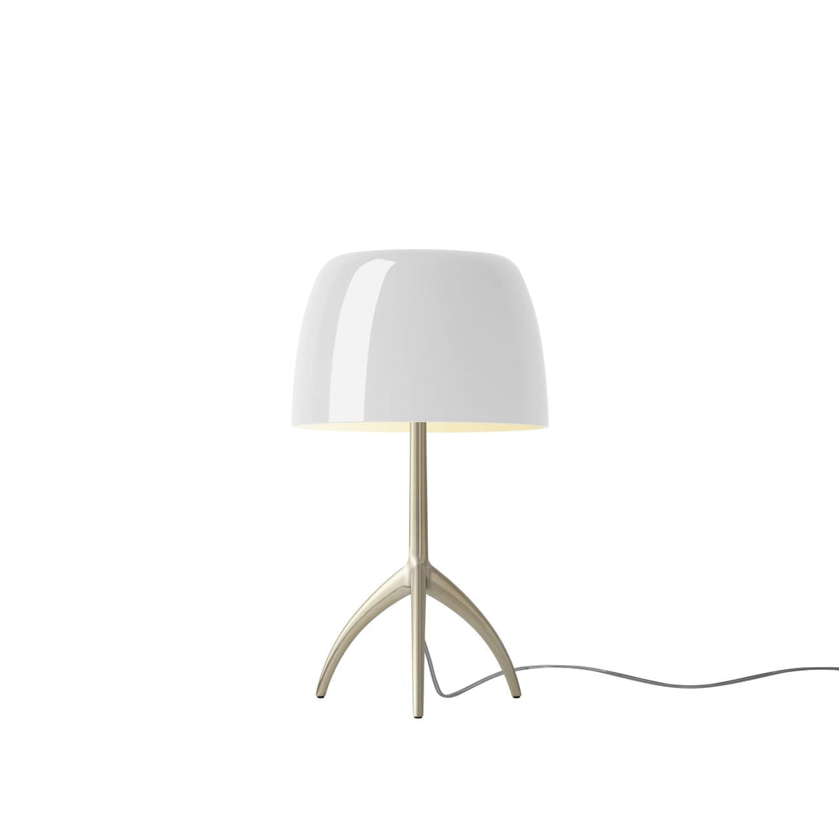 Dome Shade Table Lamp – Elegant Tripod Frame