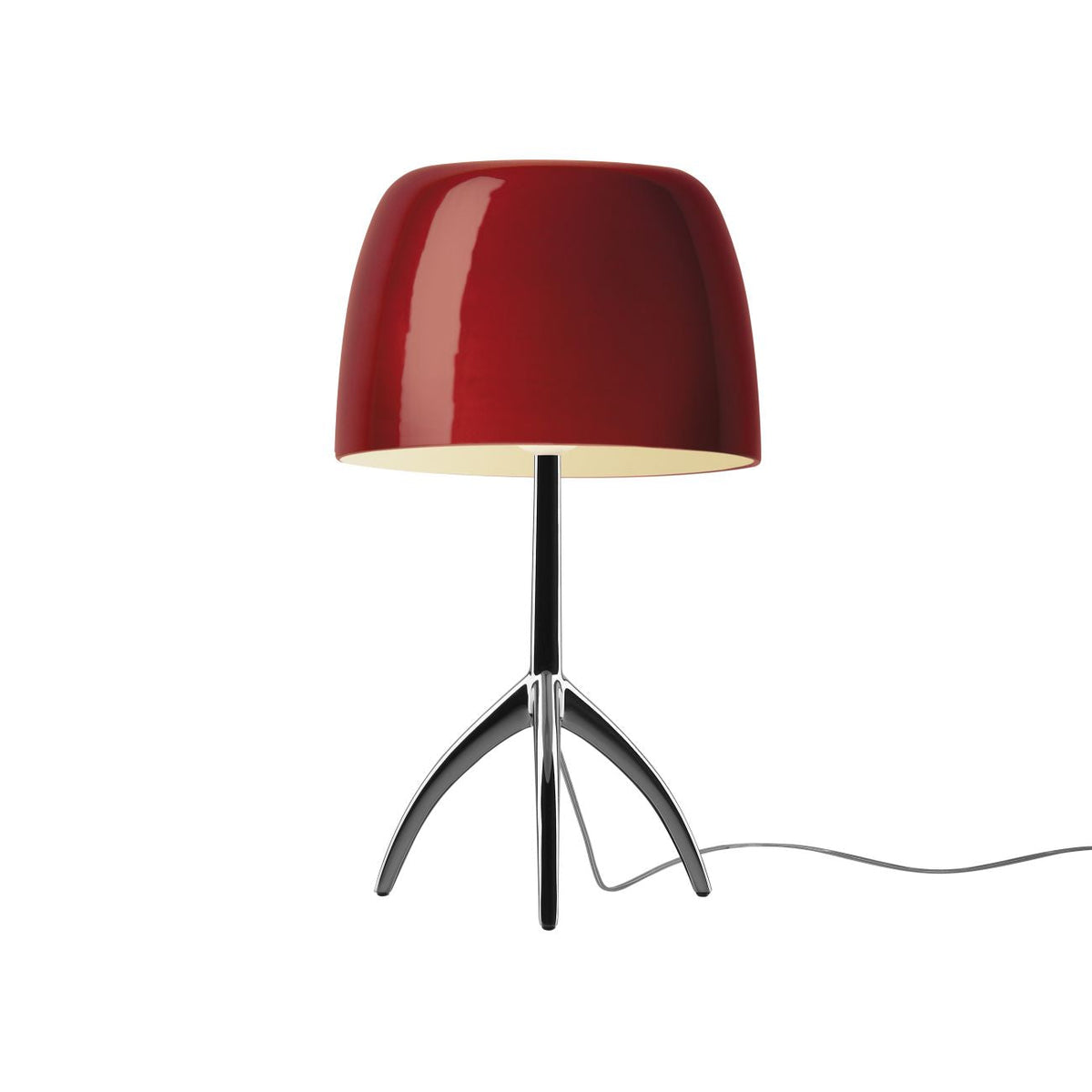 Dome Shade Table Lamp – Elegant Tripod Frame