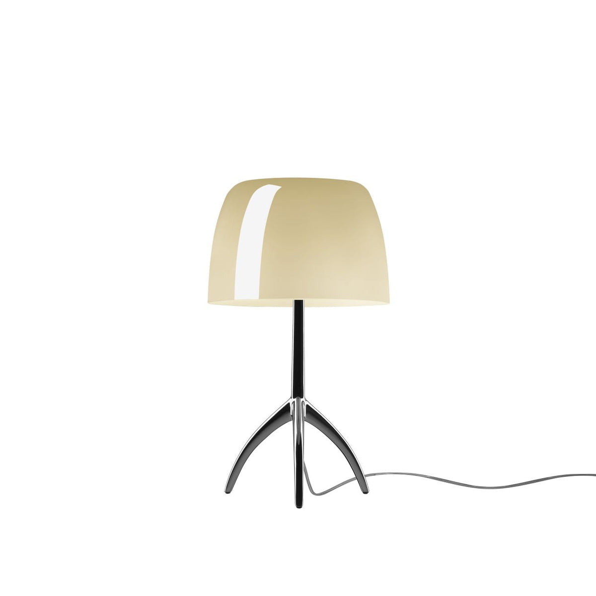 Dome Shade Table Lamp – Elegant Tripod Frame