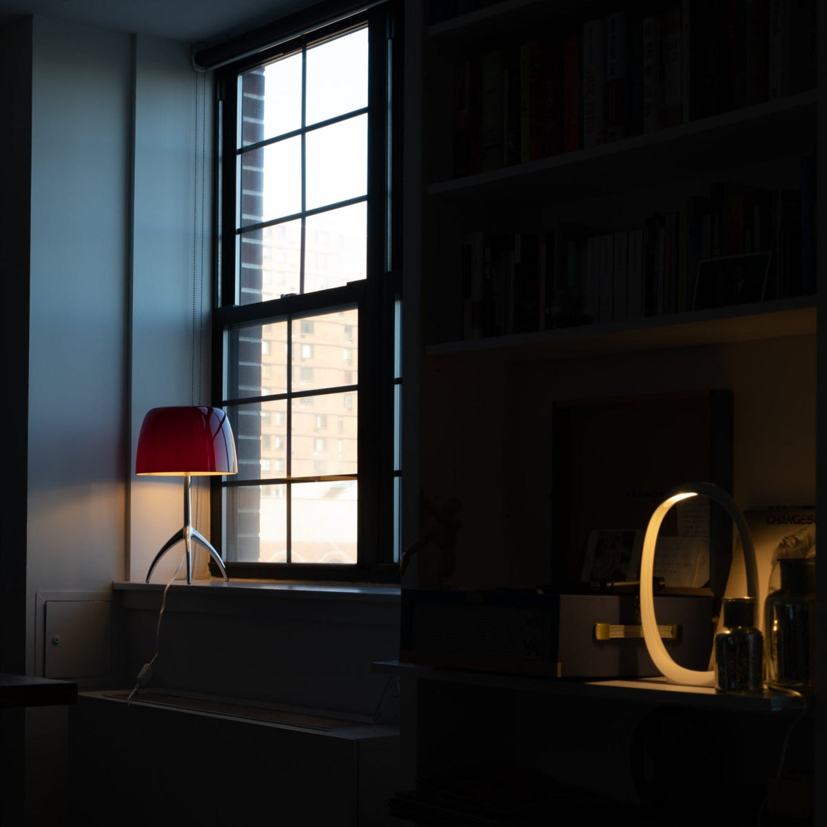 Dome Shade Table Lamp – Elegant Tripod Frame