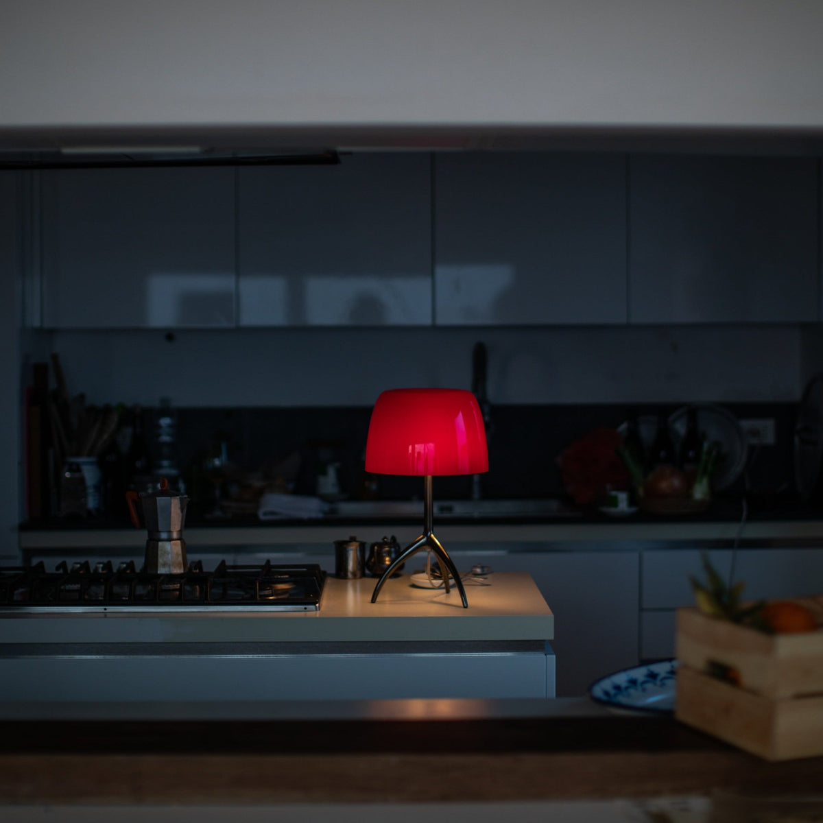 Dome Shade Table Lamp – Elegant Tripod Frame