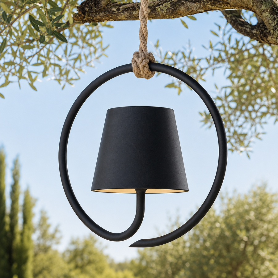 Outdoor Rechargeable Pendant Light