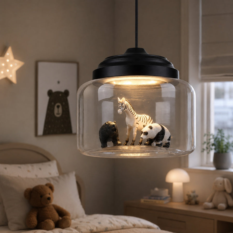 Animal Pendant Light for Kids' Rooms – Soft Light with Unique Animal Figures