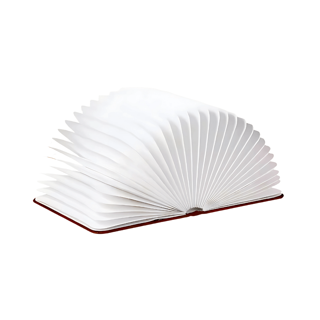 Foldable Book Table Lamp with Rechargeable Battery