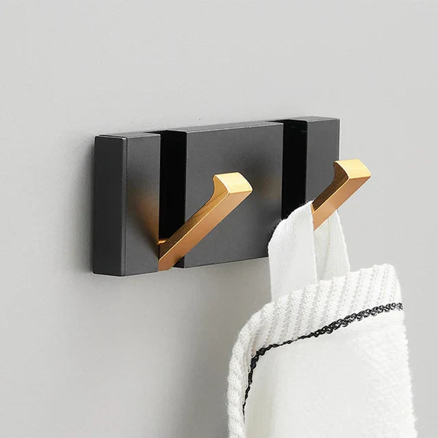 Foldable Stainless Steel Wall Hook – Minimalist Space-Saving Storage