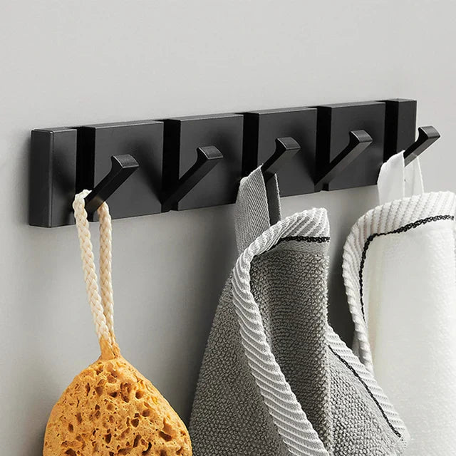 Foldable Stainless Steel Wall Hook – Minimalist Space-Saving Storage