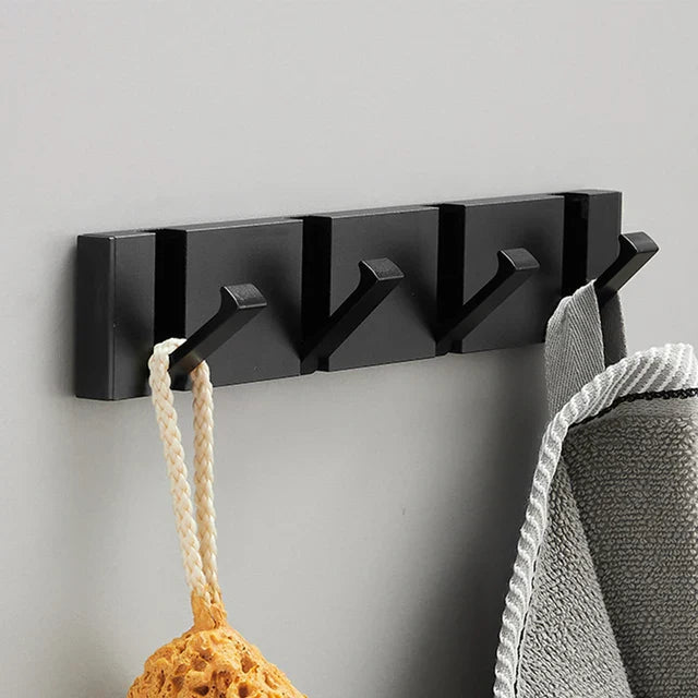 Foldable Stainless Steel Wall Hook – Minimalist Space-Saving Storage